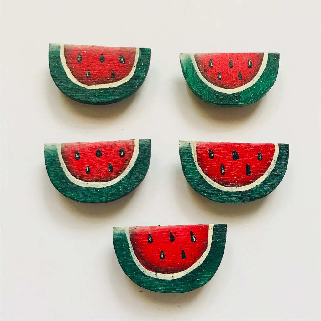 Watermelon Button Covers
